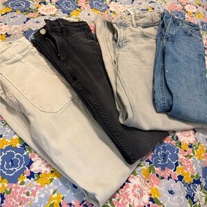 Zara Kids Jeans in Black, Gray, and Blue